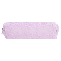 пенал на молнии сиреневый