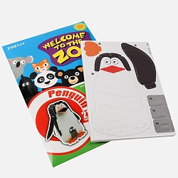пазл 3d "zoo" penguin. игрушка
