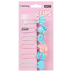 скрепки декоративные морской мир