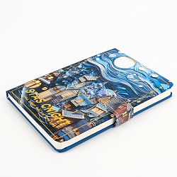 Блокнот 12,5*17,5 см 96л на магнитной застёжке "Звёздная ночь"