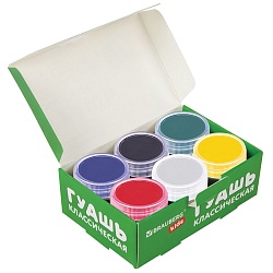 гуашь  6цв. "brauberg kids" по 10мл