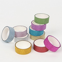 лента декоративная клейкая с блёстками 15мм*3м 10шт в наборе