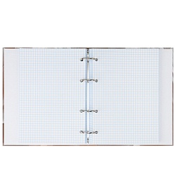 тетрадь на кольцах 160л  "пастельный цвет"