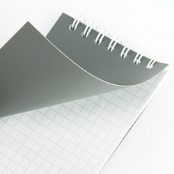 Блокнот  7*10см  60л пластиковая обложка ассорти на гребне