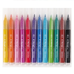 фломастеры 12цв  перламутровые