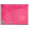 папка-конверт на кнопке а4 180мкм,  pink&black