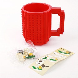 кружка-конструктор 400мл красная