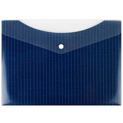 папка-конверт на кнопке а4  denim с дополнительным карманом