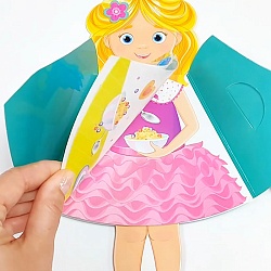 книжка-кукла. мой день. 8л