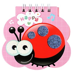 Блокнот A7  40л "Happy animals" на спирали