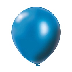 шар воздушный 12" металлик синий 50шт/уп