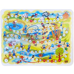 игра настольная ходилка 2 в 1 (европодвес)