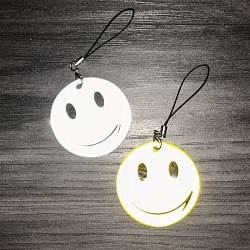 светоотражающий брелок смайлик