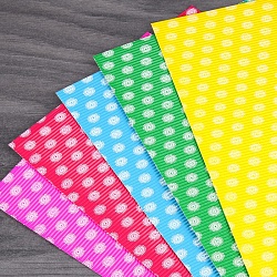 картон цветной гофрированный с рисунком  а4 5л. 5цв. "цветочки" упаковка пэт - пакет