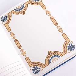 Блокнот 11,6*16,5см 112л обложка карт. с тиснением "золото"