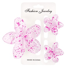 заколка-краб для волос 3шт в наборе