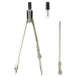 готовальня  3 пред "техника" (набор чертёжный) globus