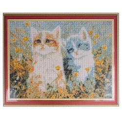 алмазная живопись  40*50см  котята