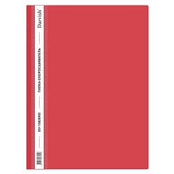 папка-скоросшиватель а4 красная 120/180мкм