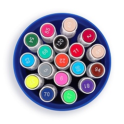 фломастеры 18цв  двухсторонние на водной основе