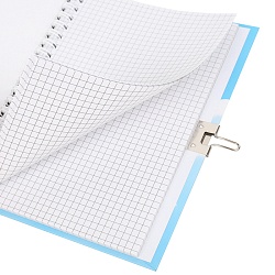 Блокнот 13*18 см 48л на спирали с замком Новый год