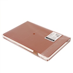 ежедневник а5 недатиров. 180л обложка кож.зам. коричневая