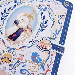 Блокнот 11,6*16,5см 112л обложка кожзам с тиснением "золото"