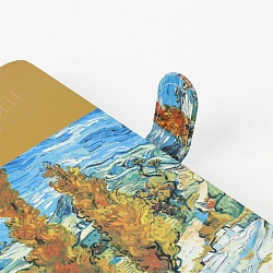 Блокнот 13*19см 112л "Два тополя" на магнитной застежке 