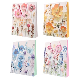 пакет подарочный 26*32*10см  "цветы"