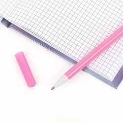 Блокнот 13,5*18 см 50л с замком "Милая собачка" с ручкой