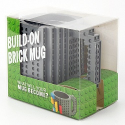 кружка-конструктор 400мл серая