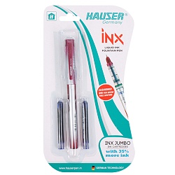 ручка перьевая син. корпус ассорти inx hauser