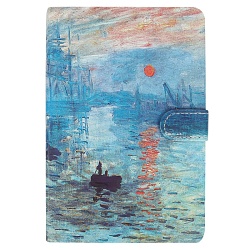 Блокнот 12,7*19 см 112л на магнитной застёжке "Впечатление, Восход"