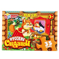 пазл   35 деталей  русские сказки