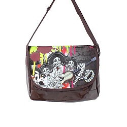 сумка городская "darvish" 1 отделение + 2 кармана лаковая отделка