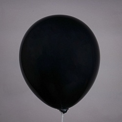 шар воздушный 12" пастель чёрный 50шт/уп