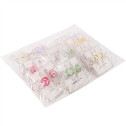 заколка-краб для волос 2шт в наборе смайлик