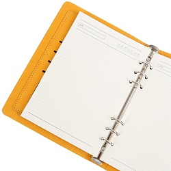 ежедневник а5 недатиров. 100л обложка кож.зам. на кольцах с магнитной застёжкой