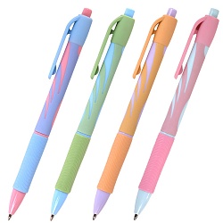 ручка автоматическая шар. синяя  brauberg "ultra-rt pastel" корпус ассорти