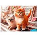 Пазлы  160 элементов Котята на рояле