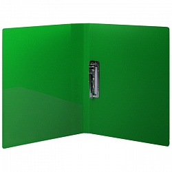 папка с зажимом  а4 "darvish" зеленая толщина 0,7мм