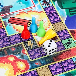 настольная игра ходилка "по мотивам minecraft"