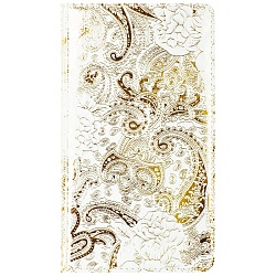 книжка алф. зап.  8*13см  "darvish" обложка кожзам тиснение фольгой