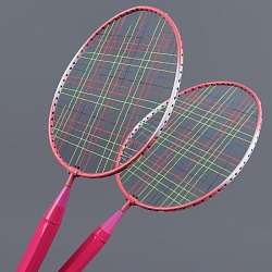 бадминтон в наборе (воланчик, мячик+ракетки) 