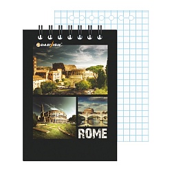 Блокнот  7*10см  60л  "Города" на гребне