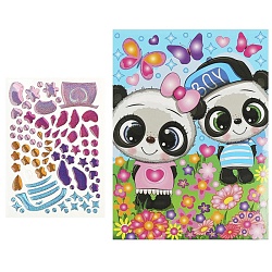 гелевая мозаика 17*23см панды