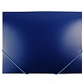 Папка на резинке А4 "Darvish" синяя толщина 0,5мм