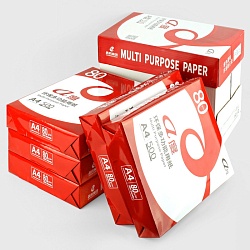 бумага а4 500л  альфа  80г/м2,  белизна 97%