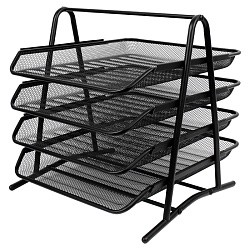 лоток горизонтальный металлический 4 секции