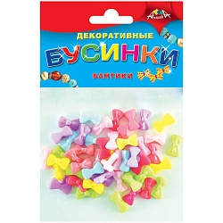 бусинки декоративные "бантики"